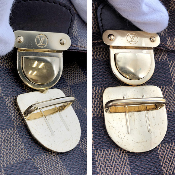 Louis Vuitton Ravello GM Damier Ebene Brown Horizontal Shoulder Bag - Picture 10 of 12